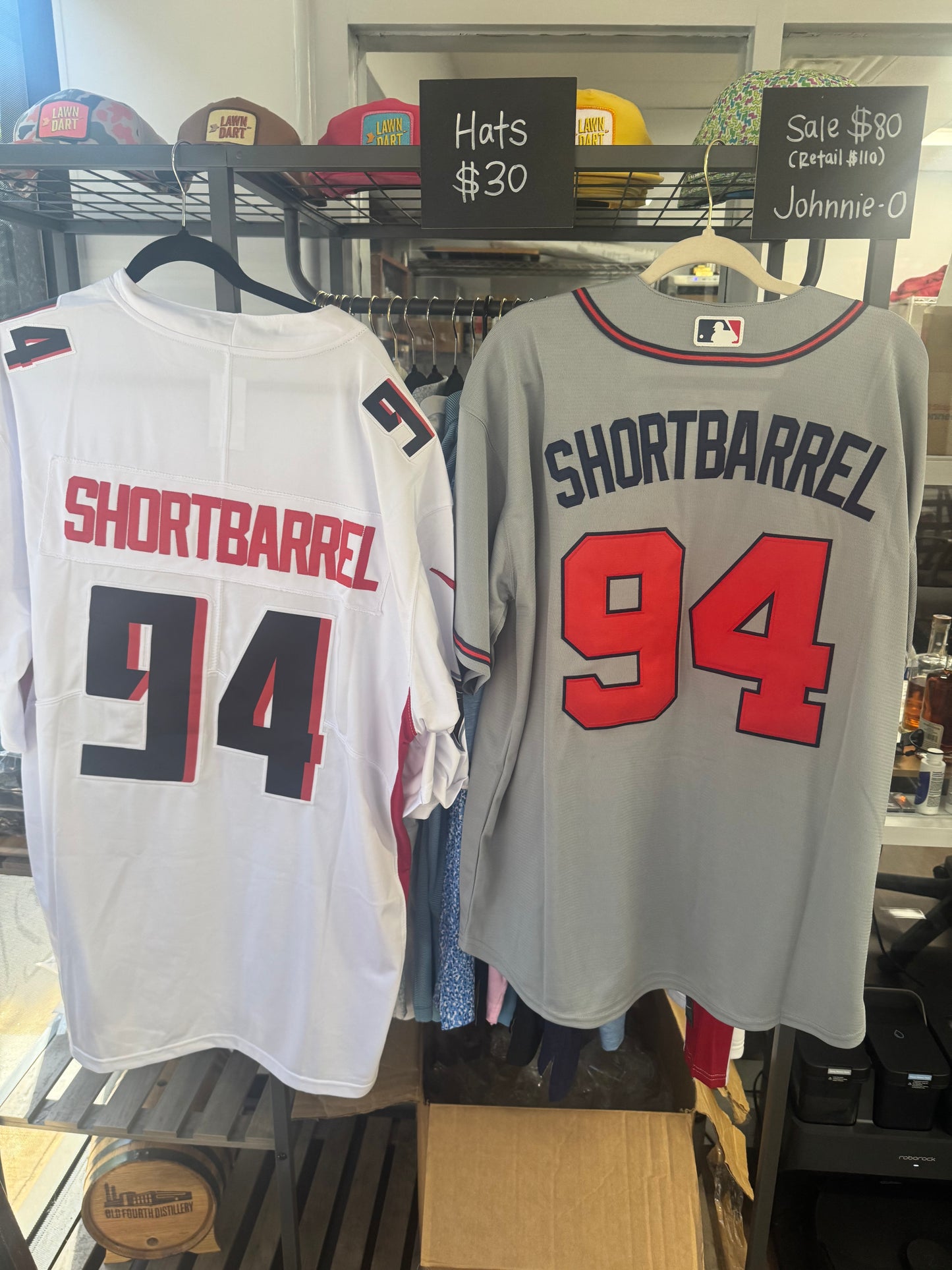 Shortbarrel Custom Stitched Braves "94 Proof" Jersey